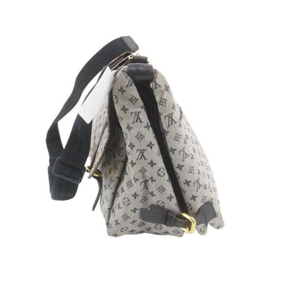 LOUIS VUITTON Blue Monogram Mini Lin Sac A Langer Diaper Bag- RARE - Picture 3 of 10